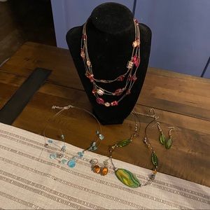 3 Wire Necklaces Bundle
